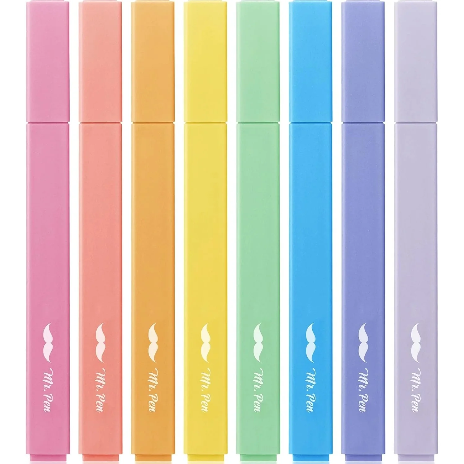 Aesthetic Highlighters, 8 Pack, Assorted Colors, No-Bleed Ink, Chisel Tip, Cute Bible-Safe Study & Journaling Supplies - Image 13