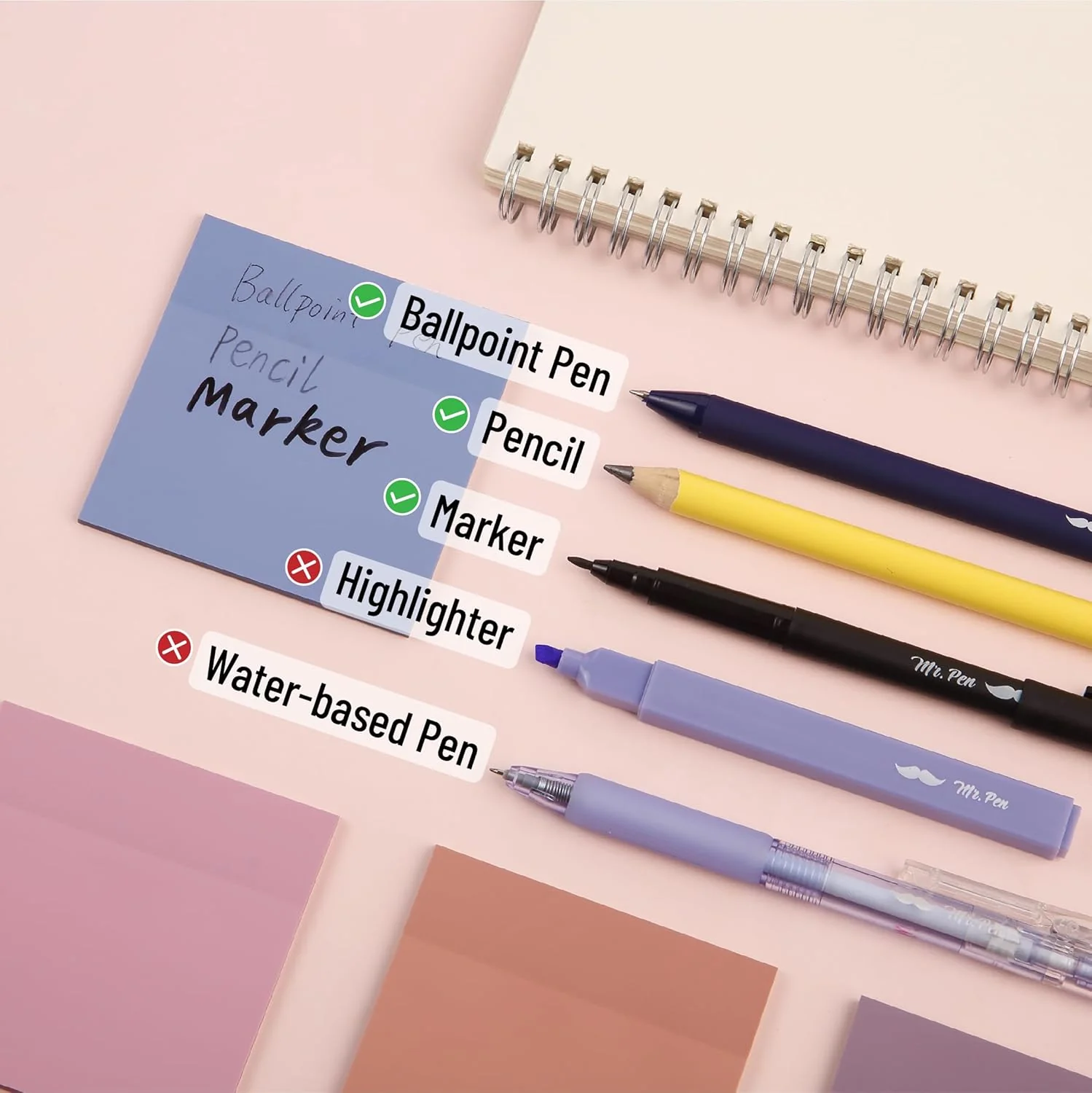 Aesthetic Book Annotation Kit, 38 Pcs, Highlighters, Gel Pens & Sticky Notes Set - Image 22