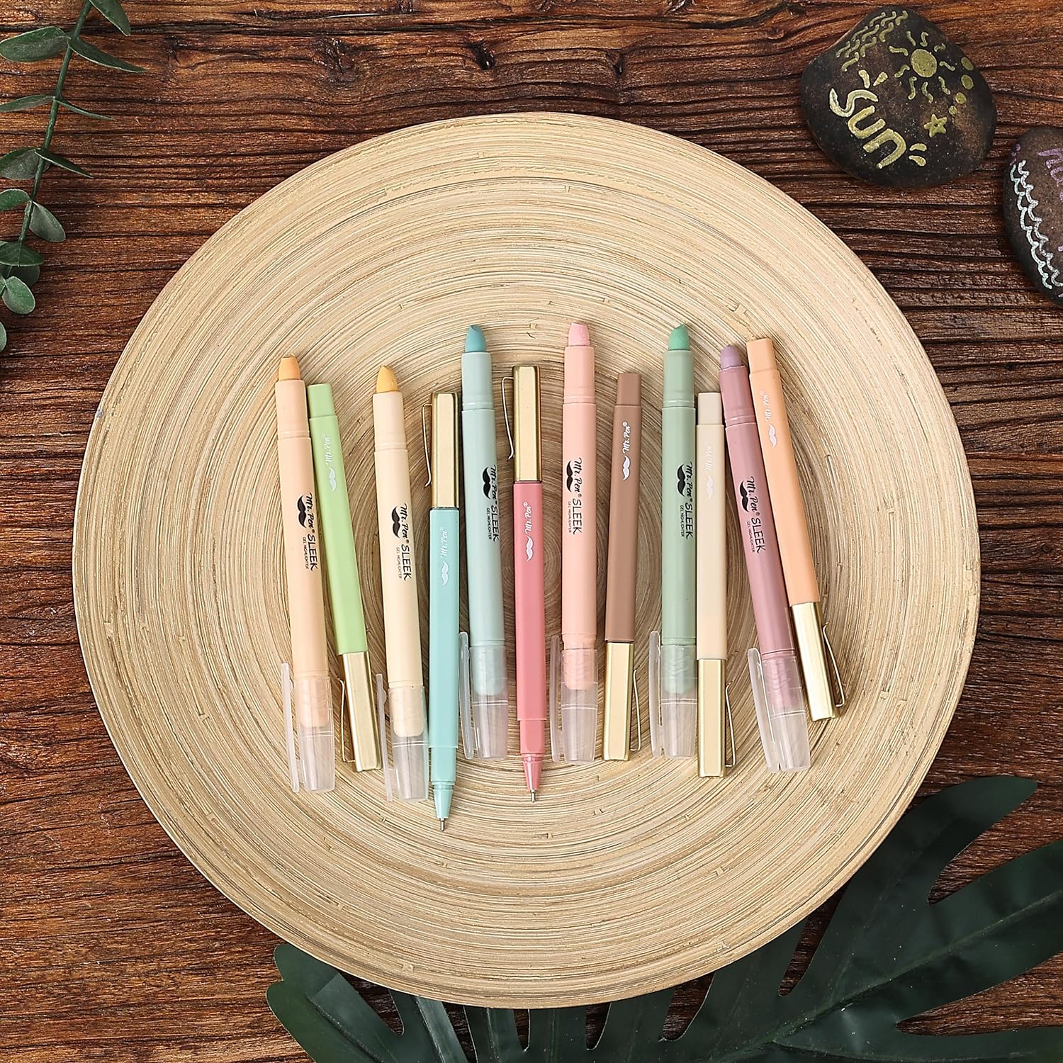 Aesthetic Gel Highlighters and Pens No Bleed, 12 Pack, Pastel Colors Bible Highlighters and Pens No Bleed, Bible Pens No Bleed Through, Bible Highlighter, No Bleed Highlighters - Image 5