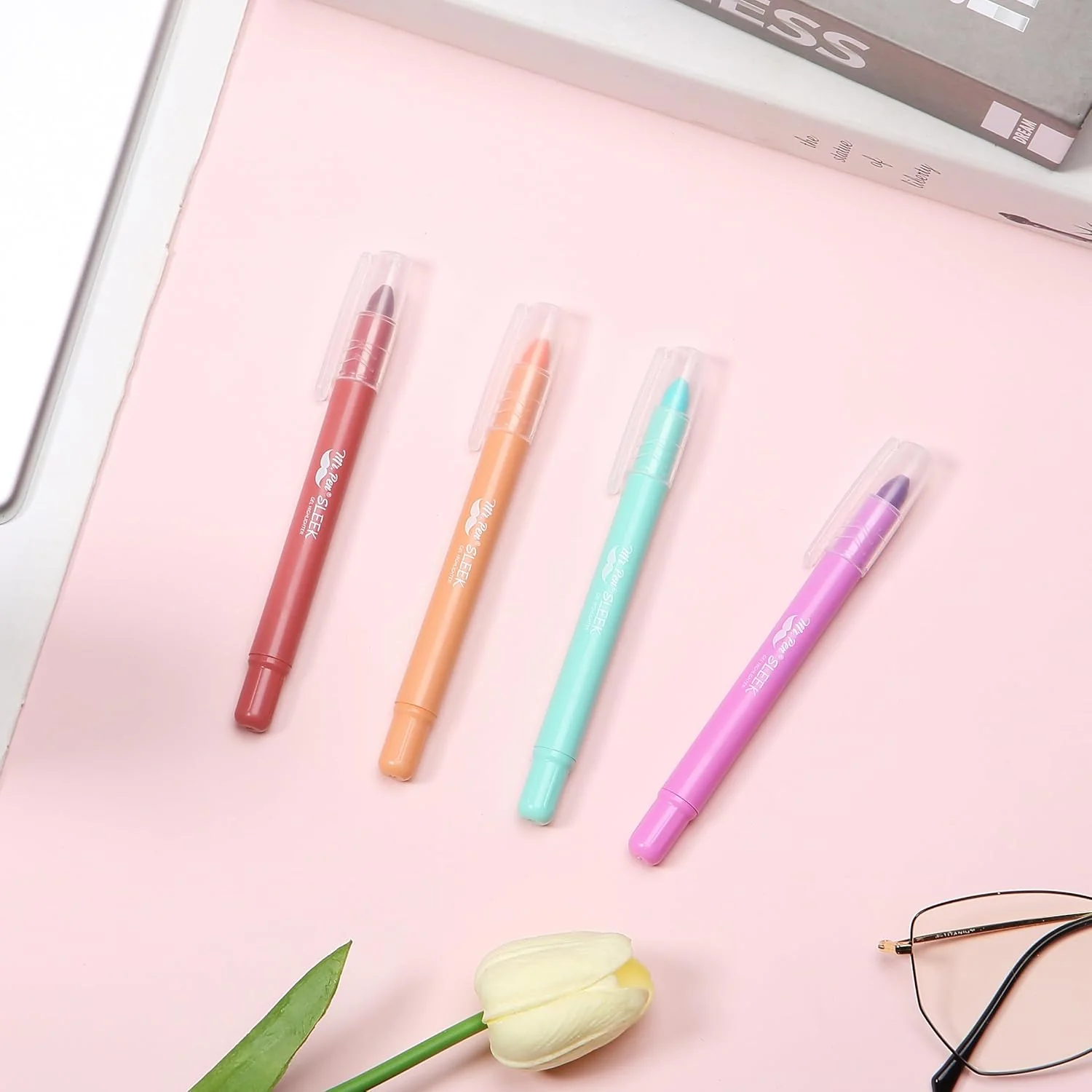 Bible Highlighters & Gel Highlighters, 8 Pack, Assorted Colors, No Bleed - Image 6