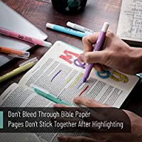 Bible Gel Highlighters, 8 Pack, Pastel Colors, No-Bleed, Twist-Up, Sharpenable Tips - Image 6