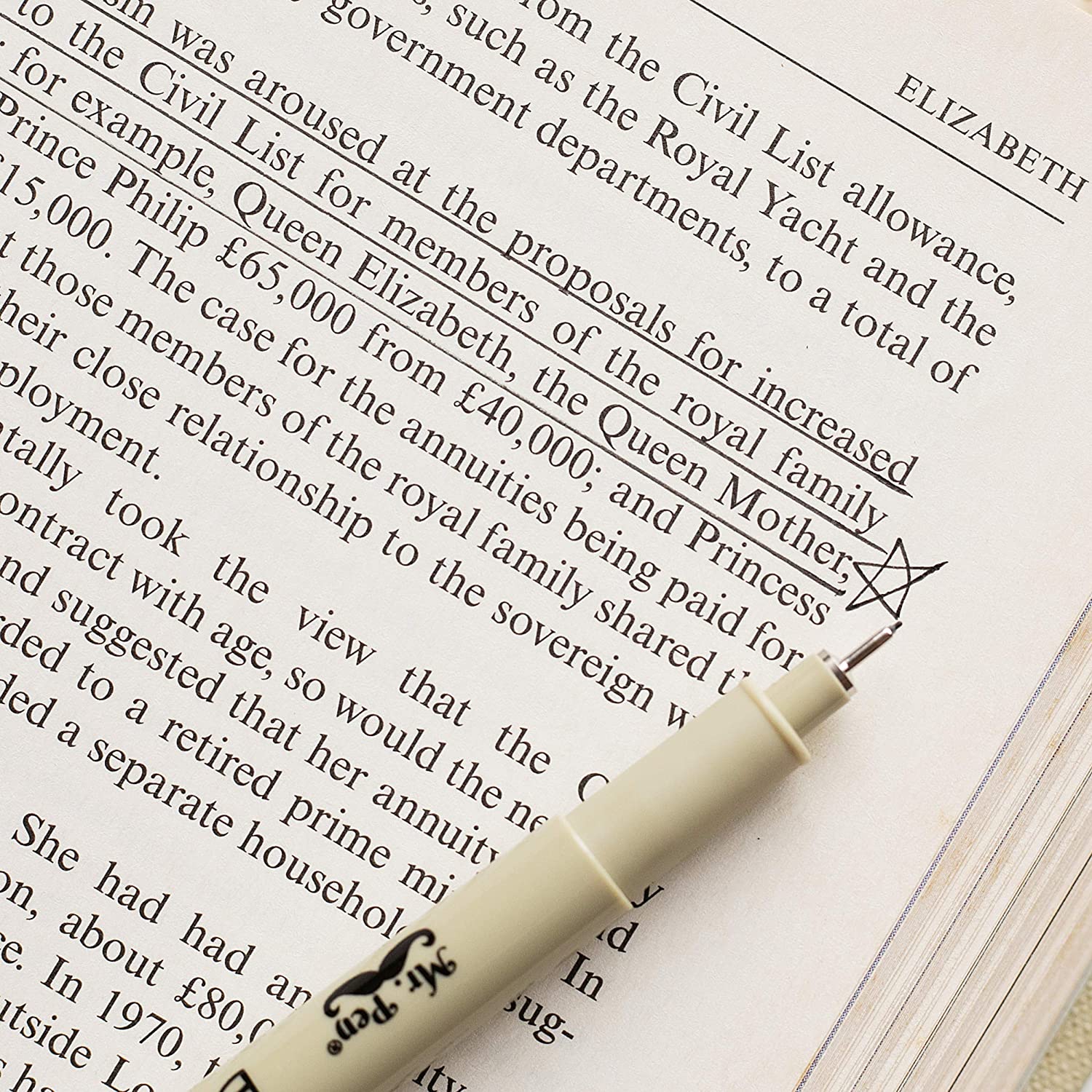 Black Fineliners 0.25mm, 4 Pack Ultra Fine Tip Pens, No-Bleed Bible Pens for Underlining, Notes & Sketching - Image 4