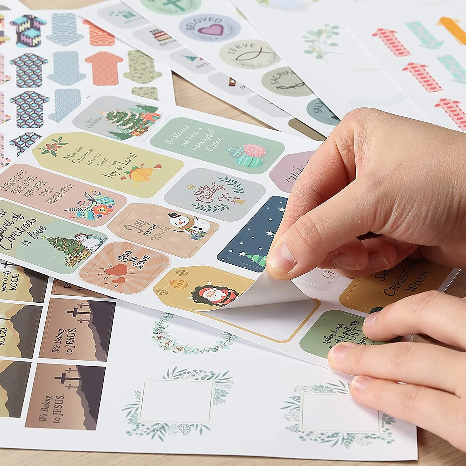 Christian & Bible Journaling Stickers, 31 Sheets, 1034 pcs - Image 7