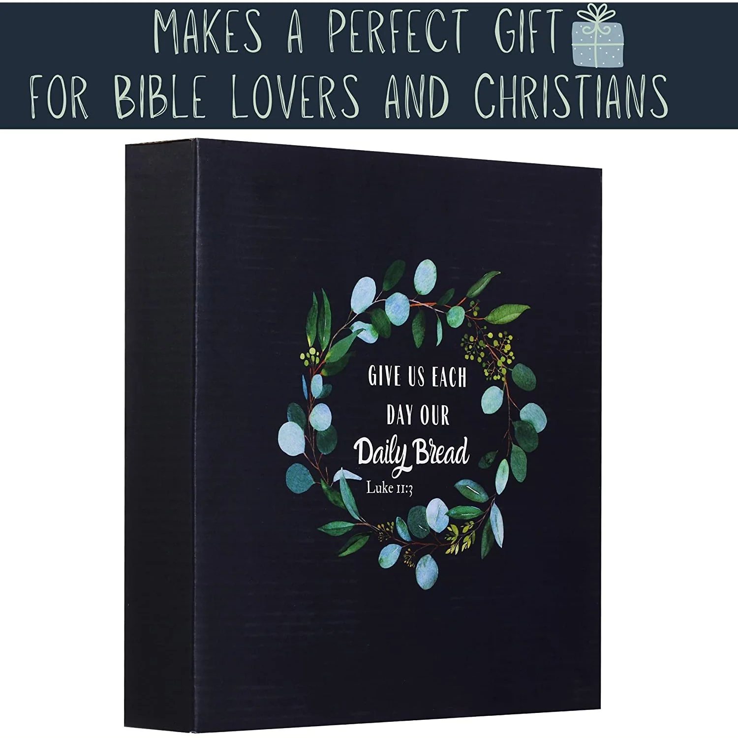 Christian Planner, 365 Pages, Daily Bible & Prayer Journal with Floral Cover - Image 3