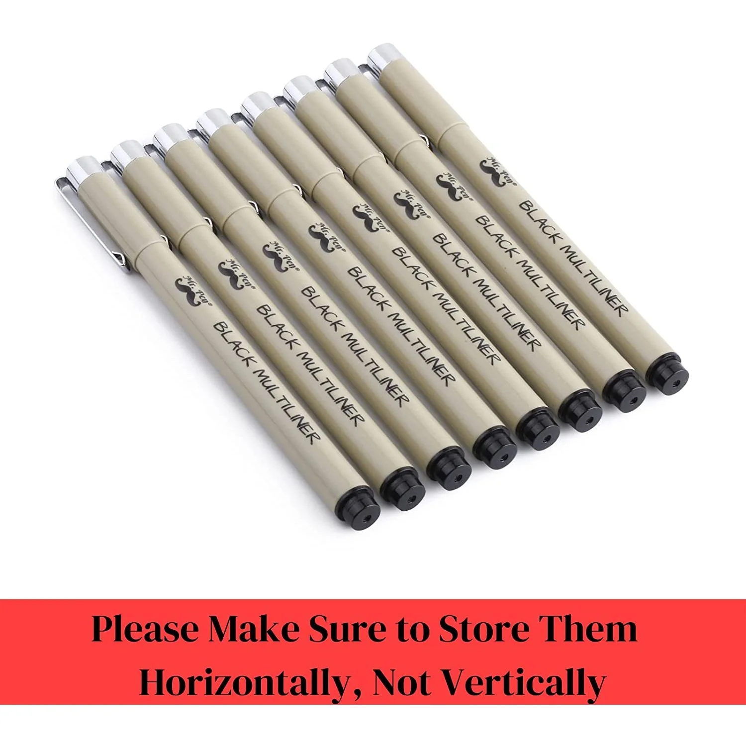 Fineliner Drawing Pens, 8 Pack Black Multiliner Set, Waterproof Ink for Sketching, Notes & Bible Journaling - Image 4