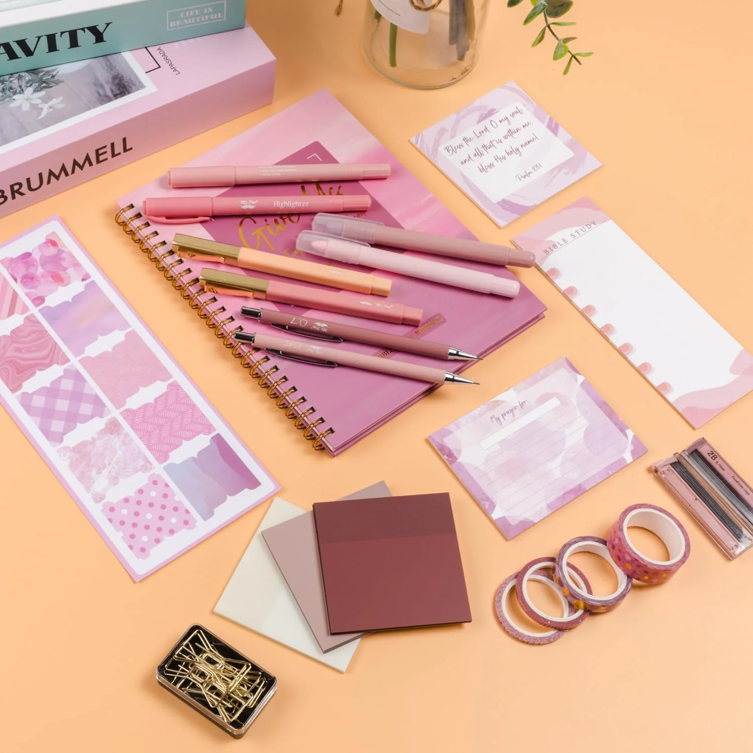 Bible Journaling Kit, Bible Highlighters and Pens No Bleed, Bible Study Kit, Journaling Kit for Women and Gift, Bible Tabs and Highlighter Set - Image 10