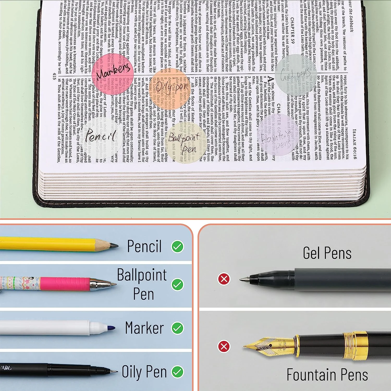 Transparent Round Sticky Notes, 560 Pcs, Assorted Colors, 28mm, Sticky Tabs with Quick-Dry Pen - Image 7