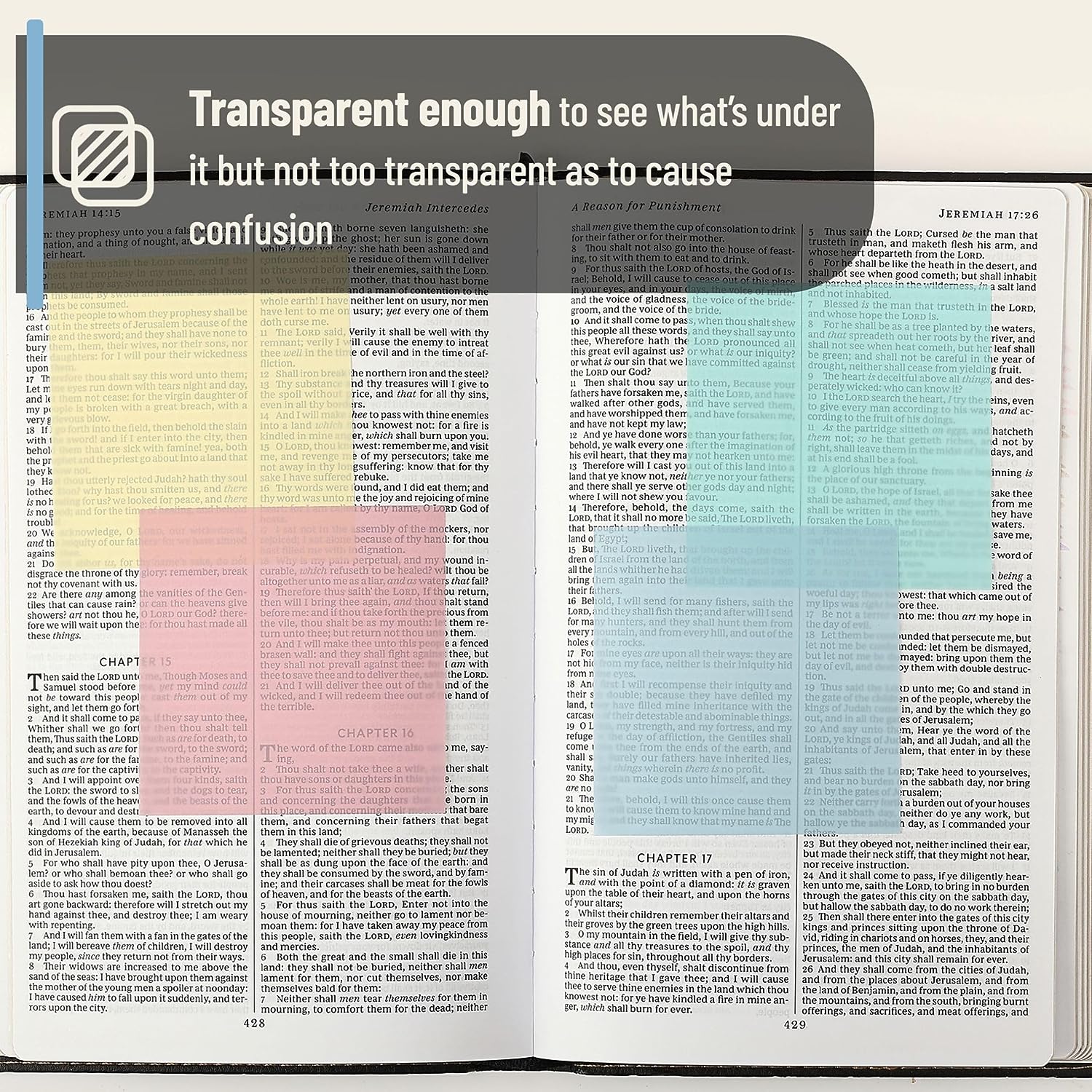 Transparent Sticky Notes 3"x3", 200 Sheets, Morandi Colors, 4 Pads with Quick-Dry Pen - Image 3
